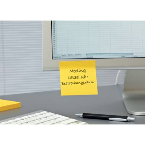 Foglietti Post-it® Notes Giallo Canary™ cf. 14 blocchetti + 2 gratis da 90 ff - 6655SSCY-VP16